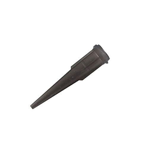 Glue Henna Dispensing Needle Tips Luer Lock Blunt End Plastic Tapered Needles 16 Gauge Pack of 100