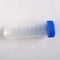 Hilitand 45ml Test Tubes, Transparent Plastic Sample Bottles with Lids for Portable Travel Needle Storage