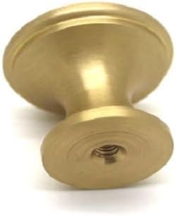 SANCHAKOU 2 Pack Gold Cabinet Knobs Bedside Table Cabinet Wardrobe Shoe Cabinet Drawer Handle Single Hole