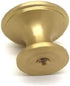 SANCHAKOU 2 Pack Gold Cabinet Knobs Bedside Table Cabinet Wardrobe Shoe Cabinet Drawer Handle Single Hole