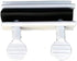 QCAA Sliding Window Security Lock with Vinyl Lining, Child Proof Lock, Aluminum, White, 8 Pack, Made in Taiwan