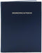 BookFactory Blue Engineering Notebook, 168 Pages, 8 7/8" x 11 1/4", Hardbound