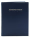 BookFactory Blue Engineering Notebook, 240 Pages, 8 7/8" x 11 1/4", Blue Cover