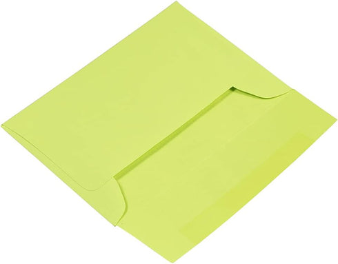 JAM PAPER 4Bar A1 Colored Invitation Envelopes - 3 5/8 x 5 1/8 - Ultra Lime Green - 50 Pack