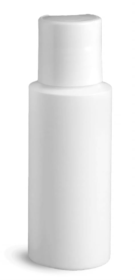 SKS Bottle & Packaging Travel Bottles - 2 Oz White HDPE Cylinder