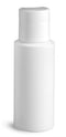 SKS Bottle & Packaging Travel Bottles - 2 Oz White HDPE Cylinder