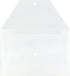 JAM PAPER Plastic Envelopes with Snap Closure - Legal Booklet - Clear - 12/Pack