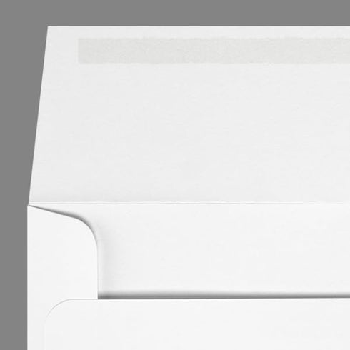 LUXPaper #9 Slimline Invitation Envelopes, 3 7/8" x 8 7/8", Bright White, 50 Qty