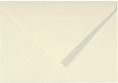 G. Lalo Verge De France Envelope, 114 x 162 mm - Ivory, Pack of 25 by Clairefontaine