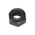 QXSKSLH 10Pcs M10 x 1.5mm Hex Lock Nuts Carbon Steel Nylon Insert Self-Locking
