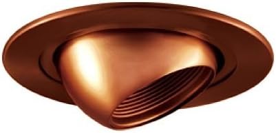 Generic Aperture Low Voltage Trim with Adjustable Eyeball Antique Bronze Finish 4 in.