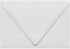 LUXPaper A4 Contour Flap Invitation Envelopes | 4 1/4" x 6 1/4" | White | 50 Qty
