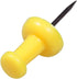 JAM PAPER Yellow Pushpins - Colorful Push Pins - 100/Pack