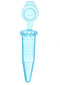 MUHWA 1000PCS Polypropylene Graduated Microcentrifuge Tubes, 0.5ml Capacity, Blue