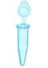 MUHWA 1000PCS Polypropylene Graduated Microcentrifuge Tubes, 0.5ml Capacity, Blue