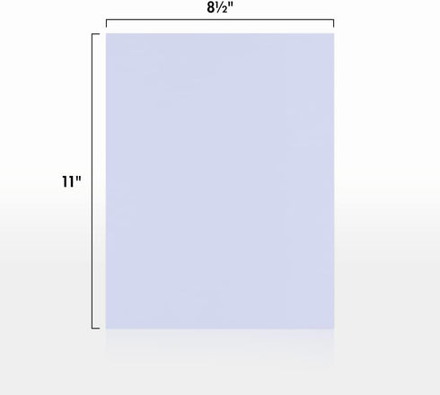 LUXPaper 8.5" x 11" Paper | Letter Size | Lilac Purple | 80lb. Text | 50 Qty