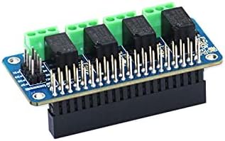 Relay 4 Zero 3V 4 Channel Relay Shield for Raspberry Pi, HAT Expansion Relay Board for Raspberry Pi