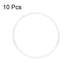 uxcell Silicone O-Rings, 32mm OD 29mm ID 1.5mm Width VMQ Seal Gasket for Pipe Repair, White, Pack of 10