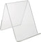 Deluxe 4.5 x 5 Inch Medium Clear Acrylic Book Easels, Premium Thick