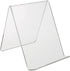 Deluxe 4.5 x 5 Inch Medium Clear Acrylic Book Easels, Premium Thick