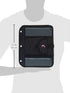 Case It Black 5-Tab Binder Accessory, 6 Pocket Expanding File, Fits Standard 3 Ring Letter Size Binder