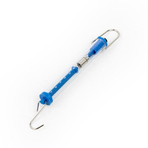 Newton Force Meter Spring Scale - Max Capacity 250g/2.5N, Dual Scale Labeled Blue (2)
