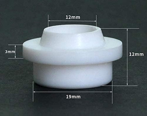 RIVERWELD TIG Gas Lens Collets for WP 17 18 26, 10pcs Ceramic Cup and Insulator