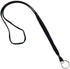 Specialist ID 25 Pack Heavy Duty Breakaway Lanyards for Keys and IDs with Keychain Split Ring (Black)