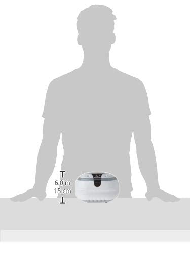 Sonic Wave CD-2800 Ultrasonic Jewelry & Eyeglass Cleaner, White/Gray (Package May Vary)