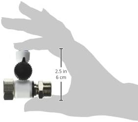 iSpring AFW43 Water Systems Feed Water Adapter, Fits 1/2" NPT & 3/8" COMP