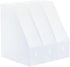 TEHAUX 3pcs File Storage Rack - Acrylic Magazine File Folders, Decorative Desk Organizer for Home Office