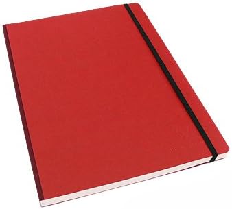 Clairefontaine Basic Large Clothbound Notebook (8 1/4"x 11 3/4") Red 192 Pages