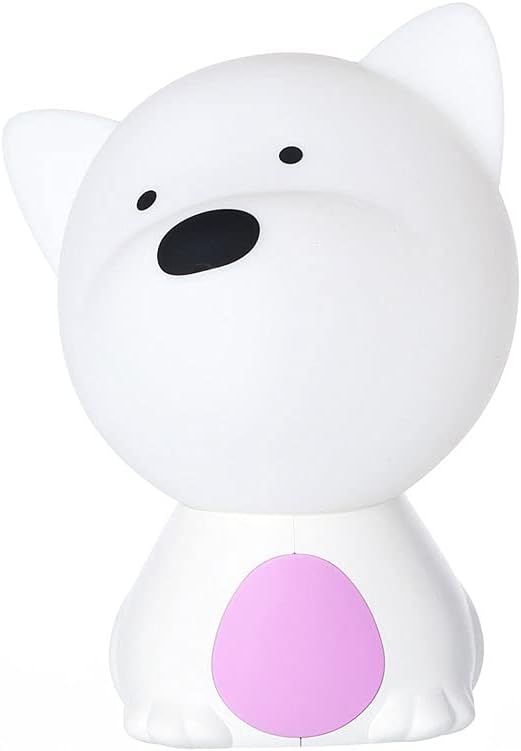 TTBDDDYH LED Kids Night Light, Cute Puppy Soft Silicone Warm Light Baby Nursery