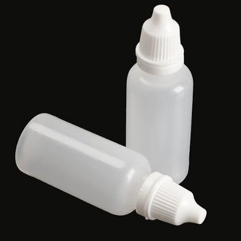 24pcs 10ml Empty Plastic Dropper Bottles, Squeezable Eye Liquid Dropper