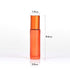 5 Pack 10ml Colorful Frosted Glass Roll On Bottles, Empty Essential Oil Glass Roller Bottle with Stainless Steel Roller