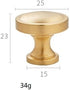 SANCHAKOU 4 Pack Cabinet Furniture Knobs Brass Handles Wardrobe Drawer Bedside Table Wine Cabinet Cabinet Handles Small