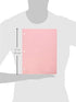 School Smart 3-Hole Punched Filler Paper, 8-1/2 x 11 Inches, Pink, 100 Sheets