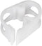 10Pcs White Plastic Tubing Clamps, 1/4" - 1/2" Adjustable Tube Clamp for Laboratory Pinch Valve Flow Control