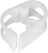 10Pcs White Plastic Tubing Clamps, 1/4" - 1/2" Adjustable Tube Clamp for Laboratory Pinch Valve Flow Control
