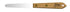 Albion Engineering Company 258-3TPS Classic Tapered Spatula, Stainless Steel, Hardwood Handle, 3/8" Wide Tapered Tip x 3" Long Blade, 258-8S