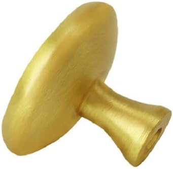 SANCHAKOU 4 Pack Dresser Handles Knobs Bedside Table Mushroom Handle Pure Copper Single Hole Shoe Cabinet Drawer Handle