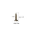 uxcell Small Tiny Nails 1.2x6mm(DxL) for Wooden DIY Decorative Pictures Boxes Household Accessories Bronze Tone 200pcs