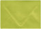 Sour Apple Green A1 Euro Flap Envelopes, 3 5/8 x 5 1/8 inches, Set of 10, Made from Pop-Tone Paper by Generic
