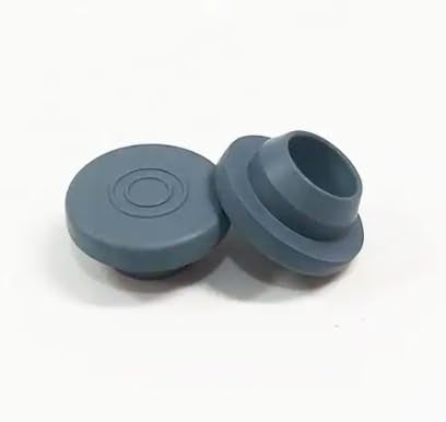 100 Piece 13mm Mushroom Self Healing Rubber Injection Ports, Rubber Port Stoppers, Steam Sterilization Safe for Sealing 1/4 inch or 7mm Opening (13MM Rubber Stopper)