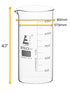 EISCO Beaker, 250ml - Tall Form with Spout - White, 25ml Graduations - Borosilicate 3.3 Glass