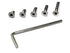 iexcell 250 Pcs M3 x 6/8/10/12/16 Stainless Steel 304 Hex Socket Flat Head Cap Screws Assortment Kit