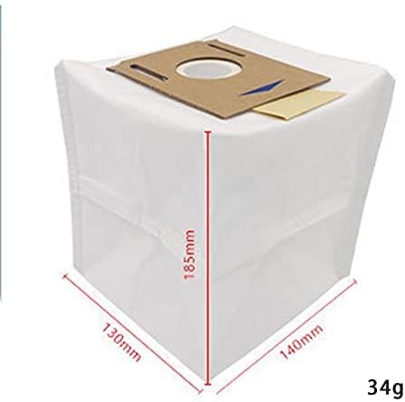 5 Pack Dust Bags for Yeedi Vac / Yeedi Vac 2 PRO Station, Compatible with Ecovacs DEEBOT OZMO T8