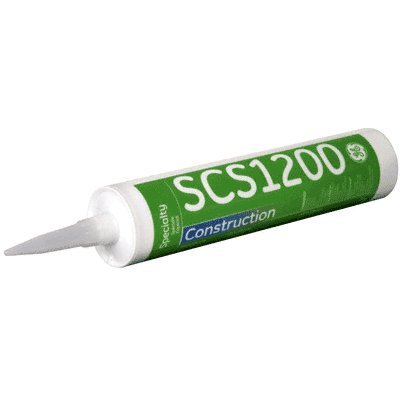 GE 1200 Series Construction Silicone Sealant, Clear