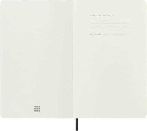 Moleskine Limited Edition Notebook Vegea, Large, Ruled, Black Boa, Soft Cover, 5 x 8.25 Inch