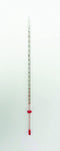 United Scientific Supplies THTC02, Red Spirit-Filled Thermometer, 12" Length, Total Immersion, -10 to 150C